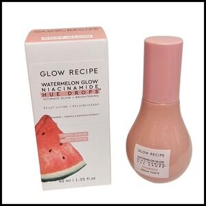 Glow Recipe Watermelon ROSY Glow Niacinamide Hue Drops‎ Tinted Serum 1.35oz